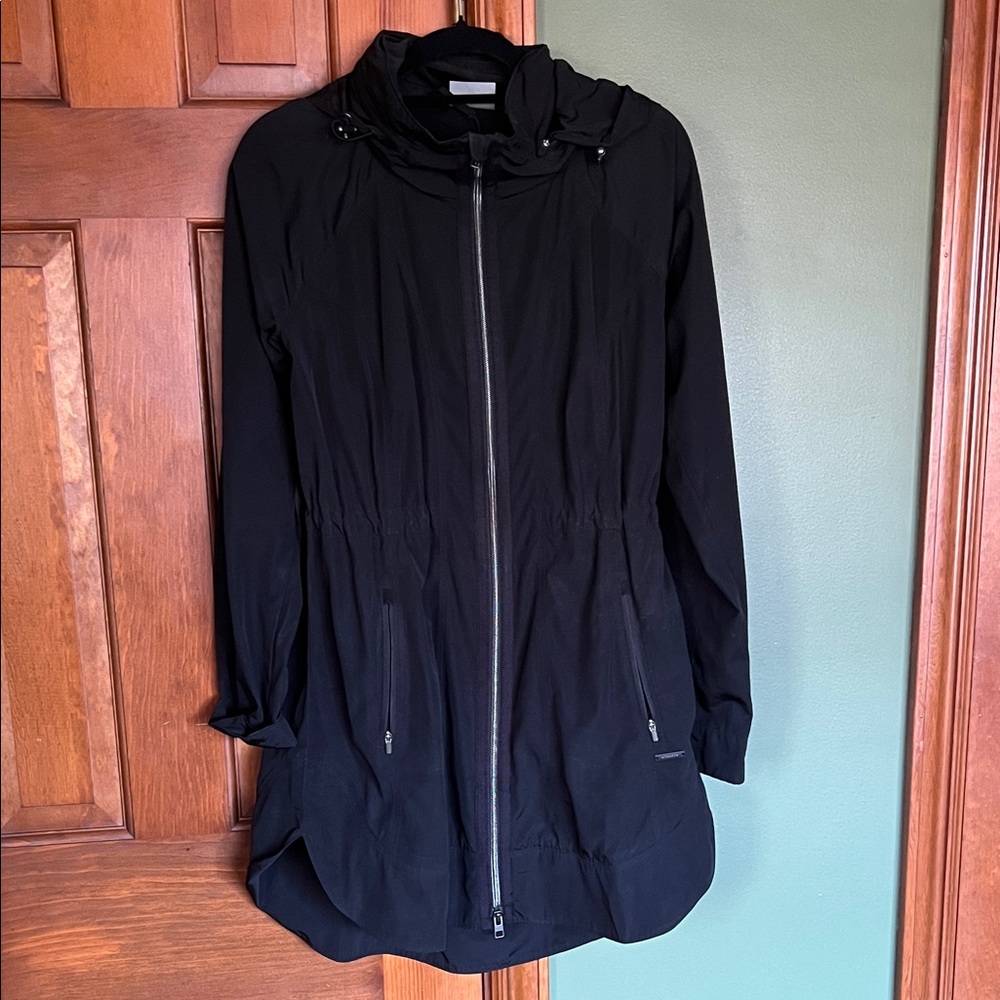 Athleta Black Trench Coat